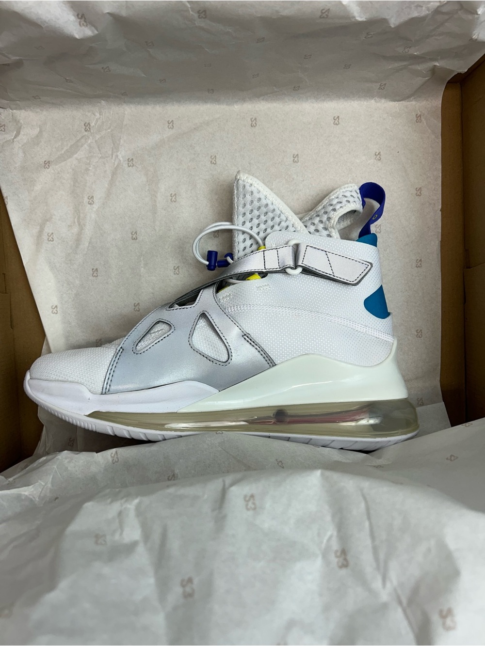 Nike Air Jordan Latitude 720 - White / Aqua / Concord - Size 8 US - Picture 7 of 11